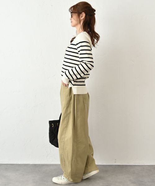 HUMS｜サイドタックカーブパンツ [[C-5115]][C]