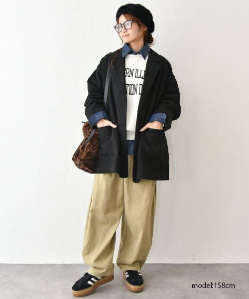 HUMS｜サイドタックカーブパンツ [[C-5115]][C]