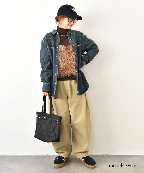  HUMS｜サイドタックカーブパンツ [[C-5115]][C]