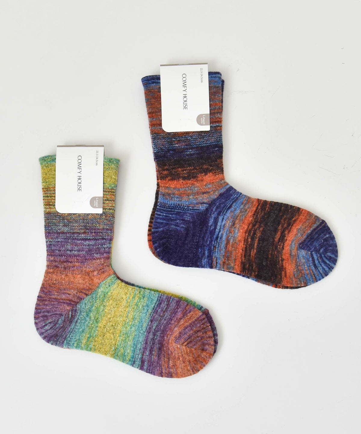 COMFY HOUSE｜グラデーション・ウールクルー [[CHM242CR1]][D]