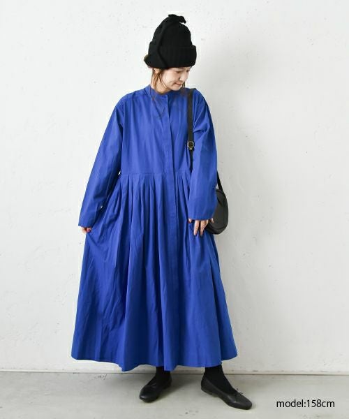 OMEKASI｜タック前開きワンピース [[hag-111-1]][C] | ma28 ONLINE STORE