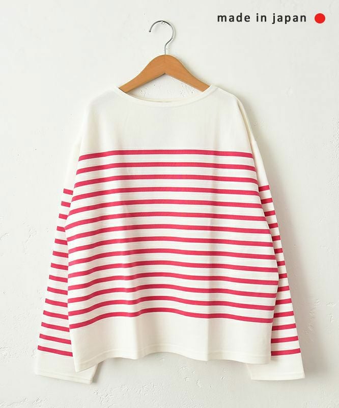 her.｜パネルボーダー長袖カットソー [[853410]][C]