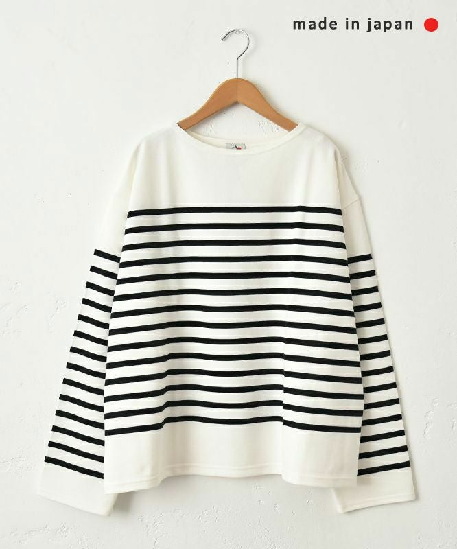 her.｜パネルボーダー長袖カットソー [[853410]][C]