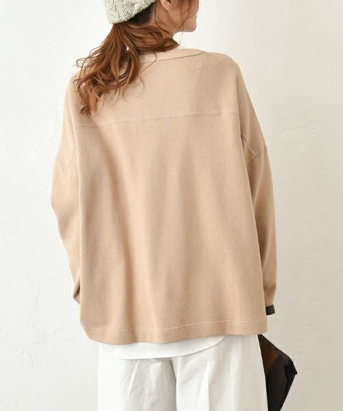 her.｜カノコ素材クルーネックカットソー [[131327H]][C]