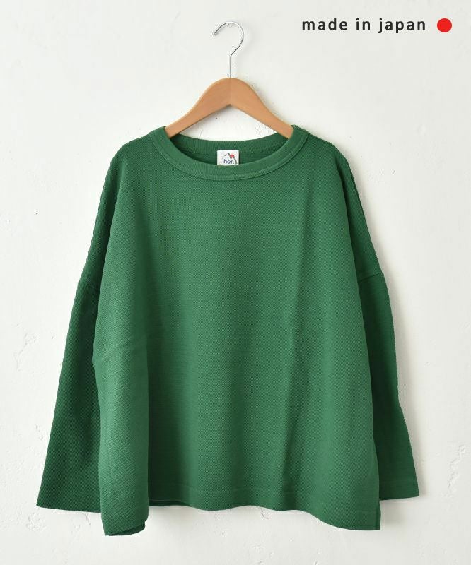  her.｜カノコ素材クルーネックカットソー [[131327H]][C]
