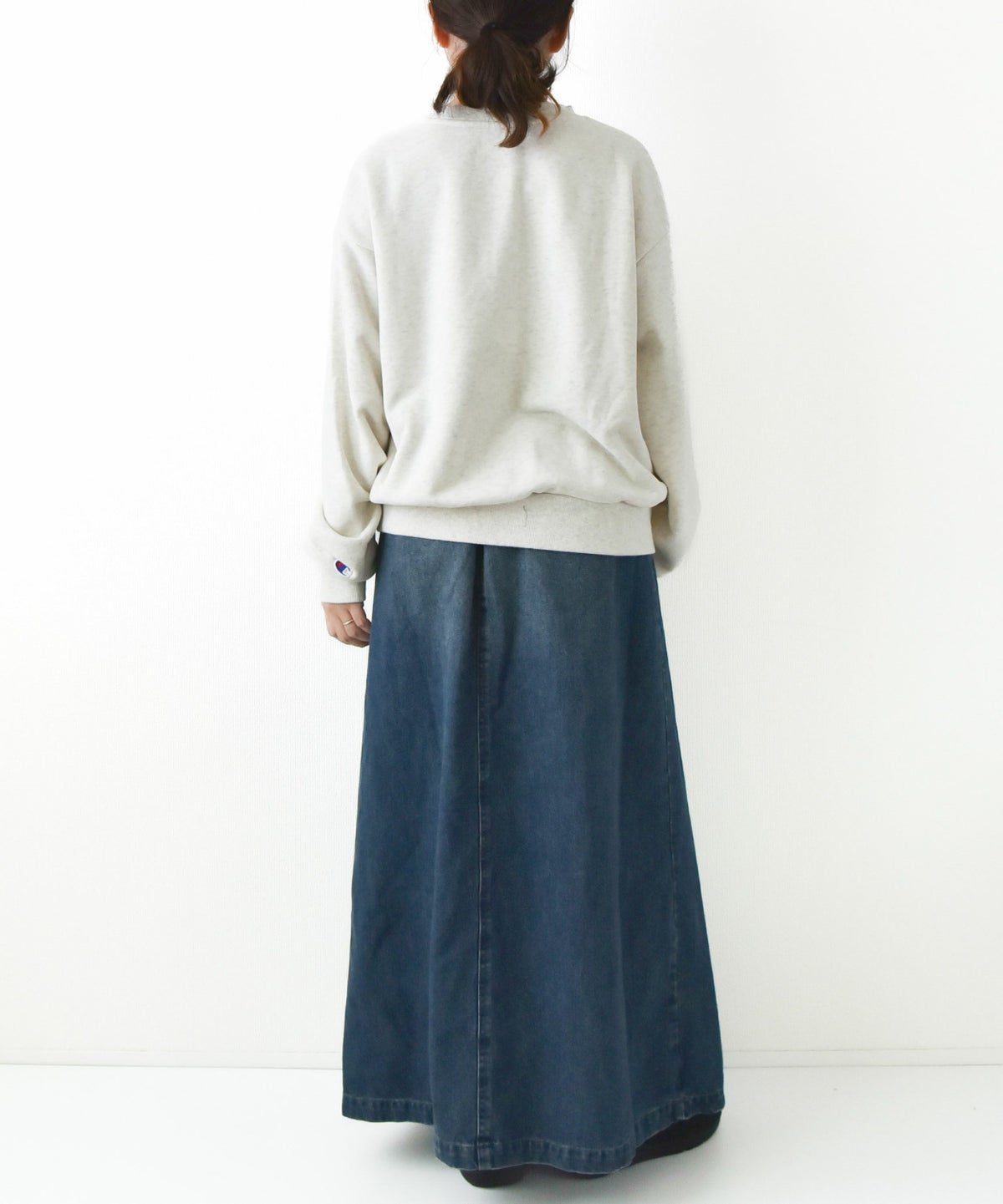 day standard｜デニムラップスカート [[day-033]][D]