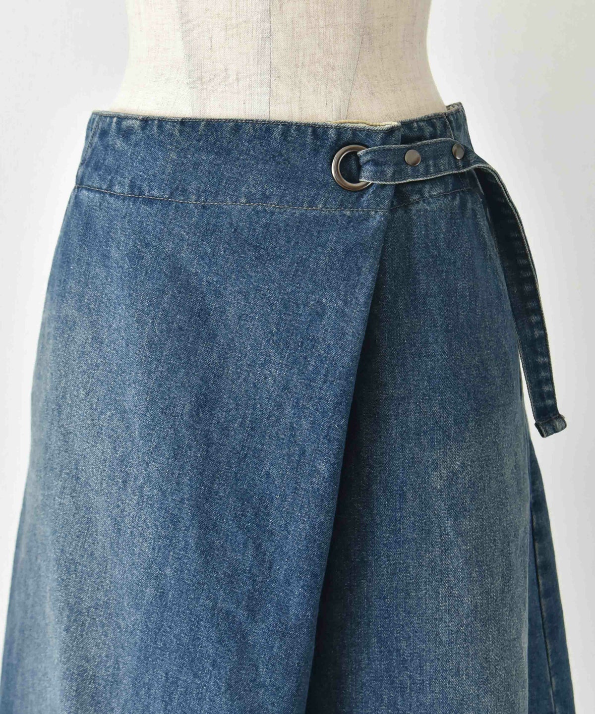 day standard｜デニムラップスカート [[day-033]][D]