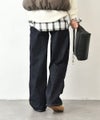 INDIMARK｜センタープレスワイドデニムパンツ [[WJ208]][C]