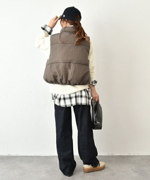 INDIMARK｜センタープレスワイドデニムパンツ [[WJ208]][C]