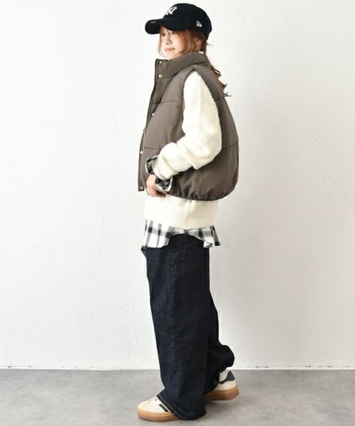 INDIMARK｜センタープレスワイドデニムパンツ [[WJ208]][C]