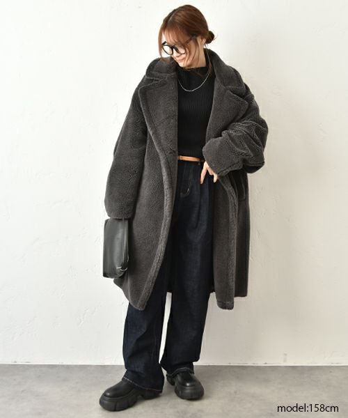 INDIMARK｜センタープレスワイドデニムパンツ [[WJ208]][C]