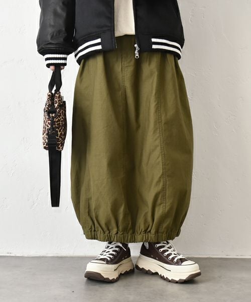 IN THE MARKET｜チノ素材バルーンスカート [[IN-108]][C]