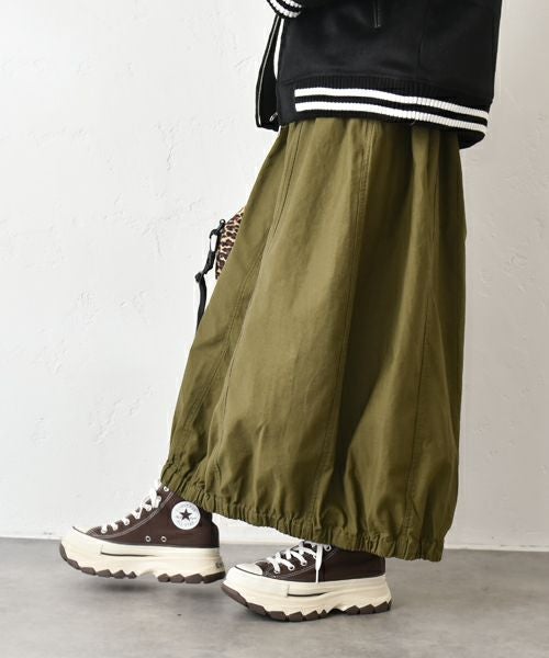 IN THE MARKET｜チノ素材バルーンスカート [[IN-108]][C]