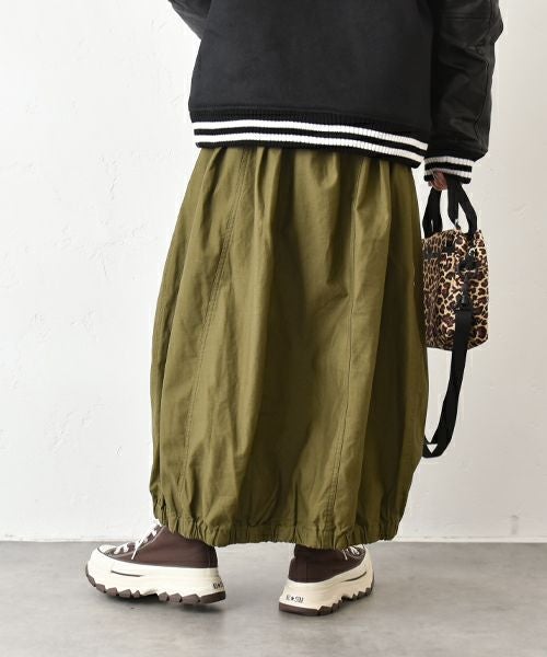 IN THE MARKET｜チノ素材バルーンスカート [[IN-108]][C]