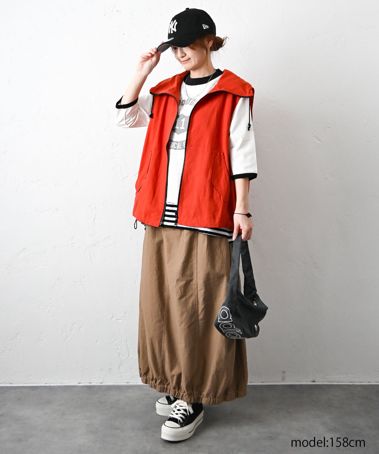 IN THE MARKET｜チノ素材バルーンスカート [[IN-108]][C] | ma28