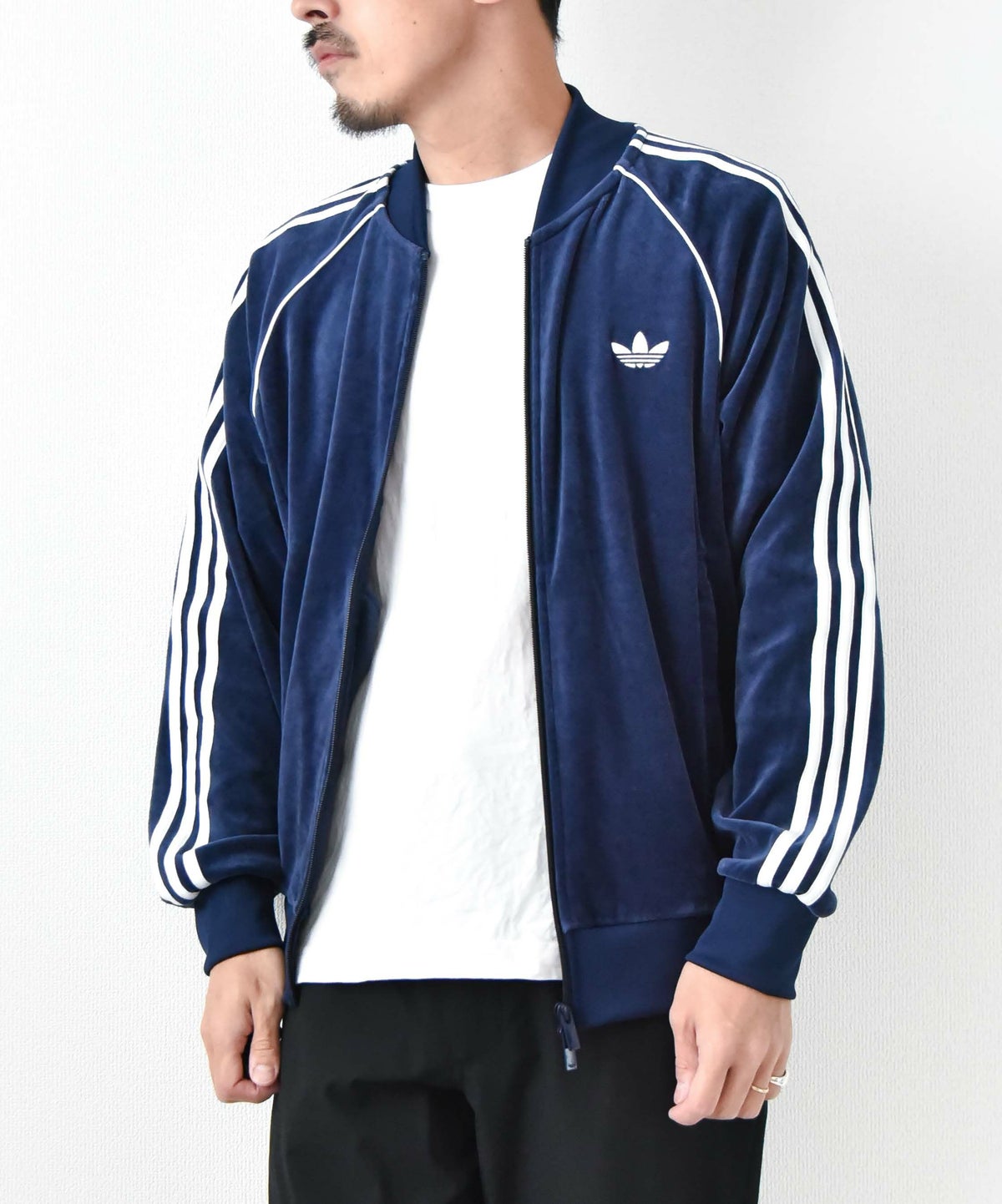adidas｜ベロア トラックトップ [[QD668]][D]