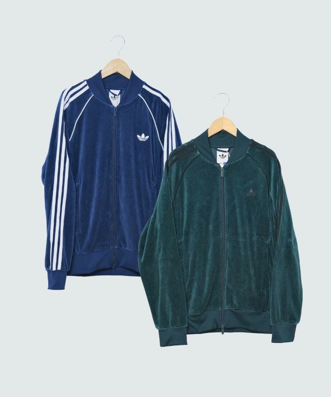 adidas｜ベロア トラックトップ [[QD668]][D]