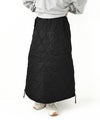 TAION｜MILITARY ZIP GUSSET DOWN SKIRT [[TAION-W150SKGZML-1]][D]