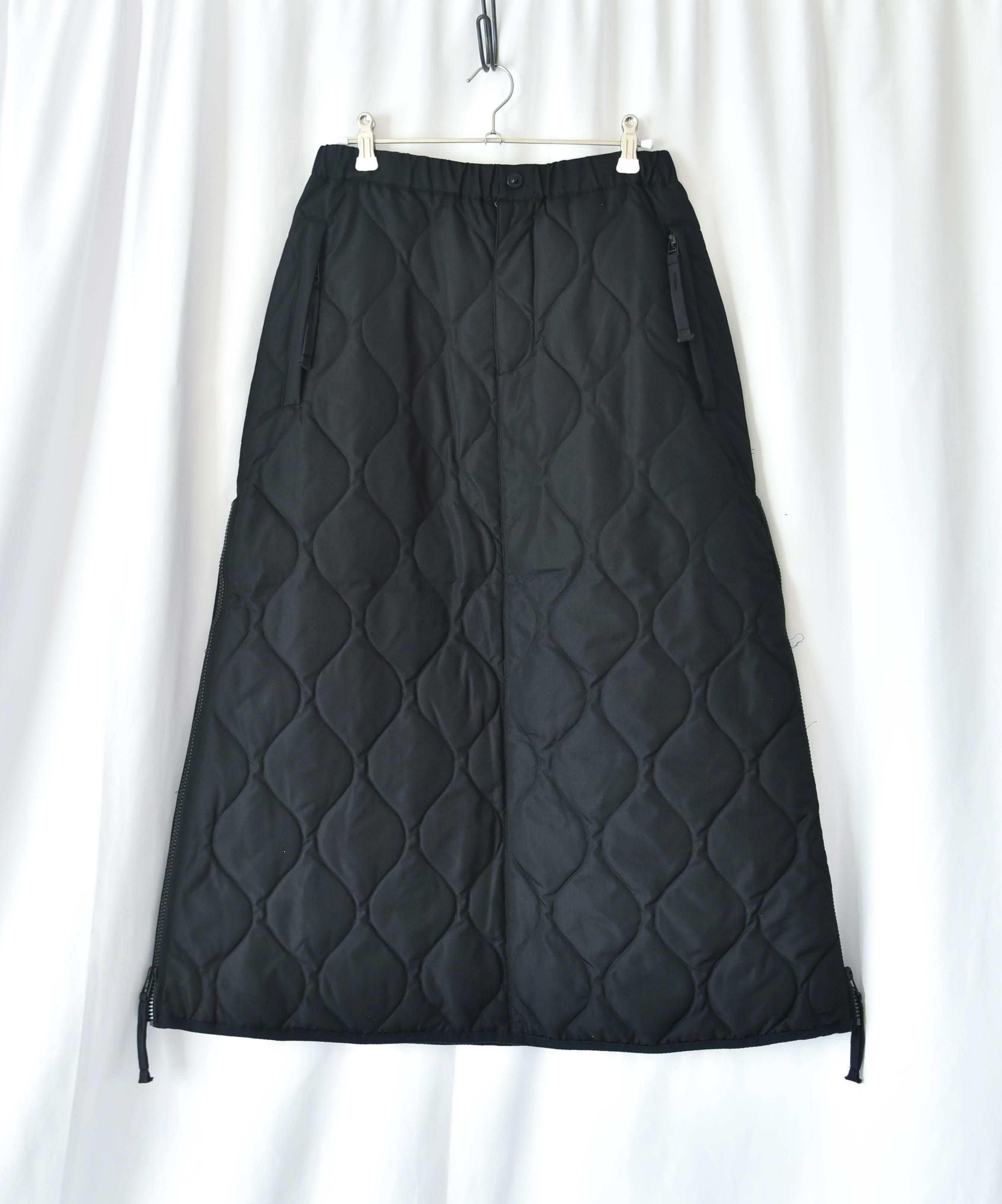 TAION｜MILITARY ZIP GUSSET DOWN SKIRT [[TAION-W150SKGZML-1]][D