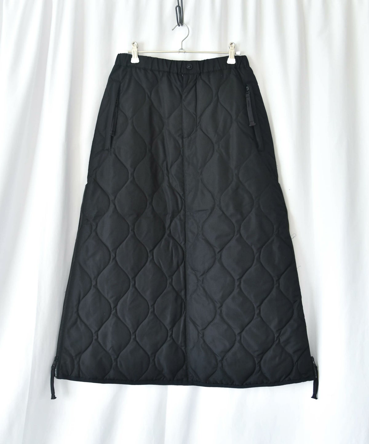 TAION｜MILITARY ZIP GUSSET DOWN SKIRT [[TAION-W150SKGZML-1]][D]