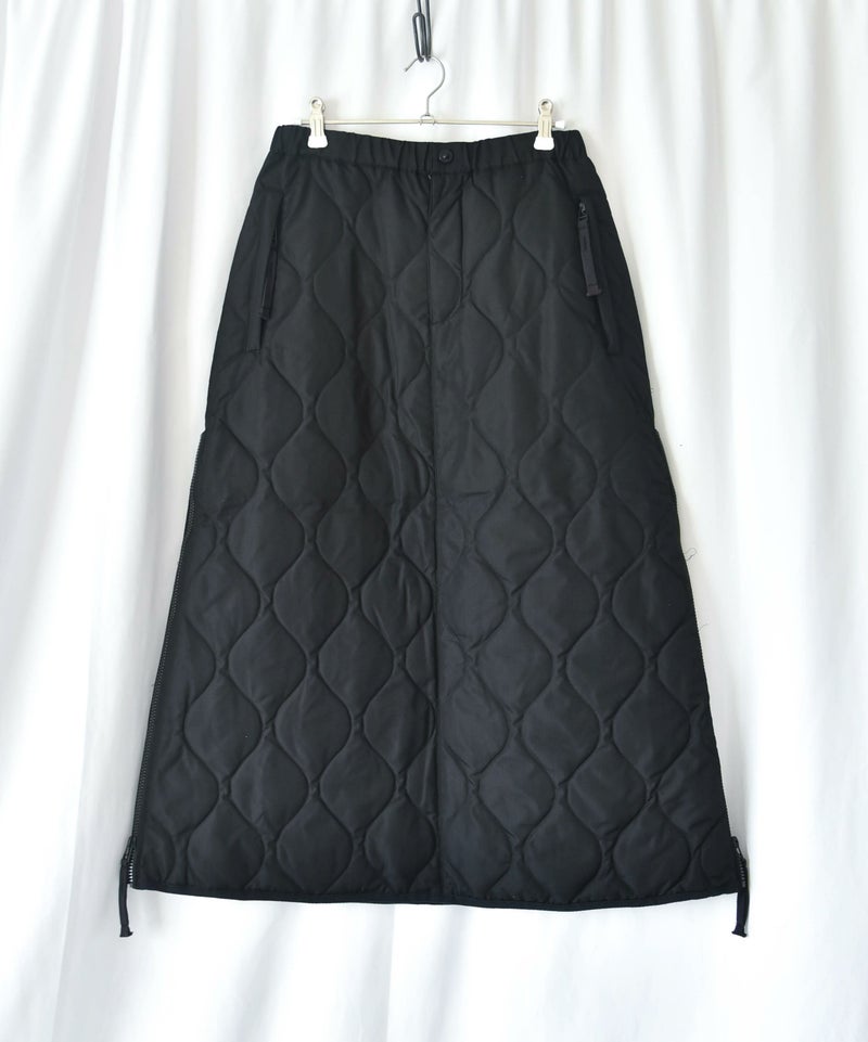 TAION｜MILITARY ZIP GUSSET DOWN SKIRT [[TAION-W150SKGZML-1]][D]