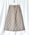 TAION｜MILITARY ZIP GUSSET DOWN SKIRT [[TAION-W150SKGZML-1]][D]