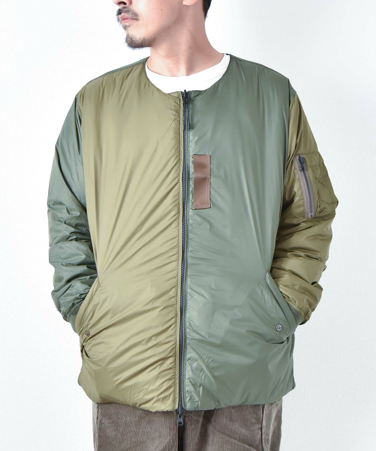 TAION｜REVERSIBLE MA-1 TYPE INNER DOWN JACKET [[TAION-JK02JS]][D]