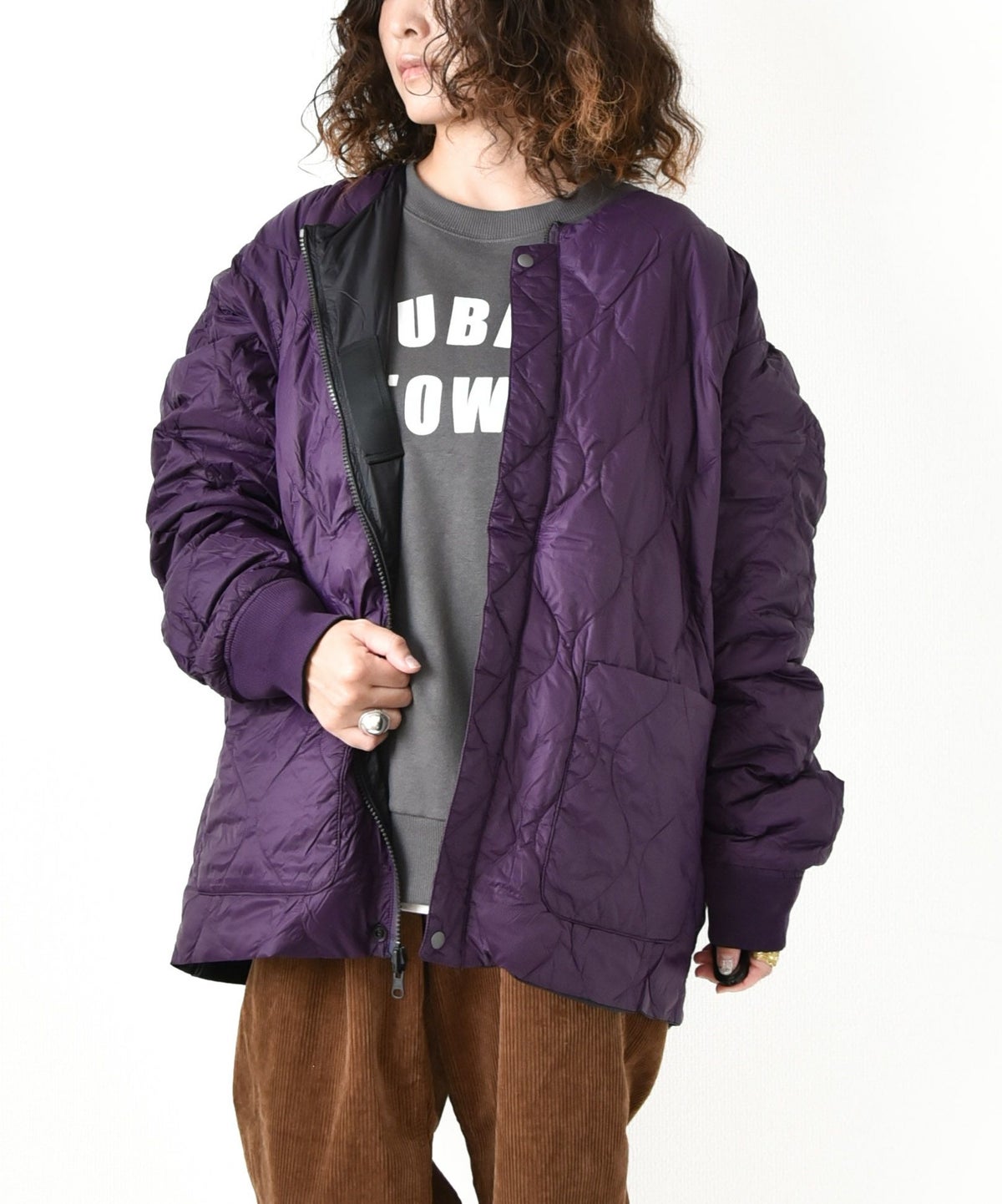 TAION｜REVERSIBLE MA-1 TYPE INNER DOWN JACKET [[TAION-JK02JS]][D]
