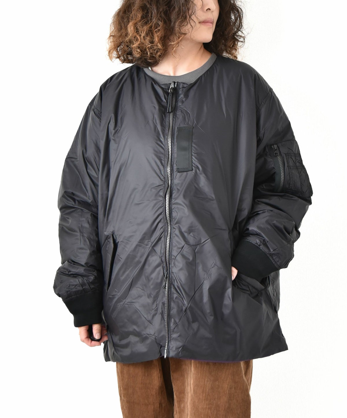 TAION｜REVERSIBLE MA-1 TYPE INNER DOWN JACKET [[TAION-JK02JS]][D]