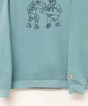 duckster｜バスケット名場面　刺繍クルーネックスウェットスウェット [[940203]][D]