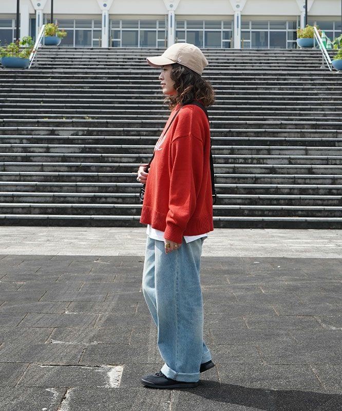 day standard｜刺繍ロゴニット [[853006]][D]