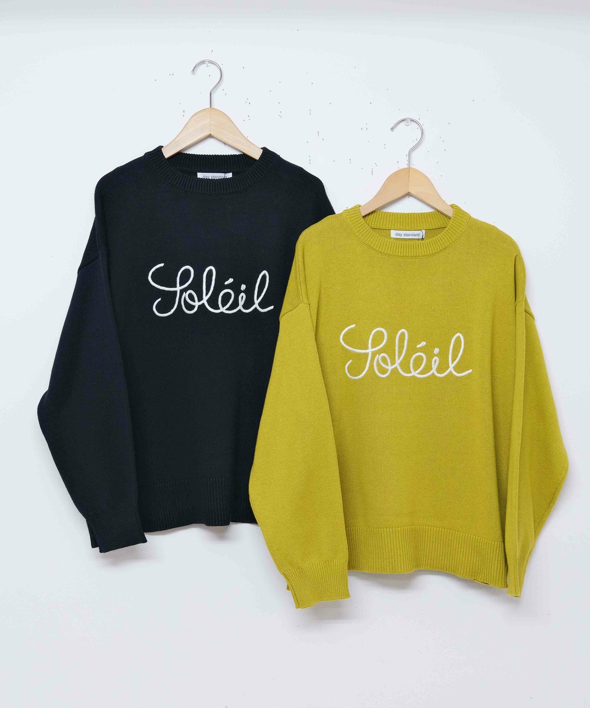 day standard｜刺繍ロゴニット [[853006]][D]