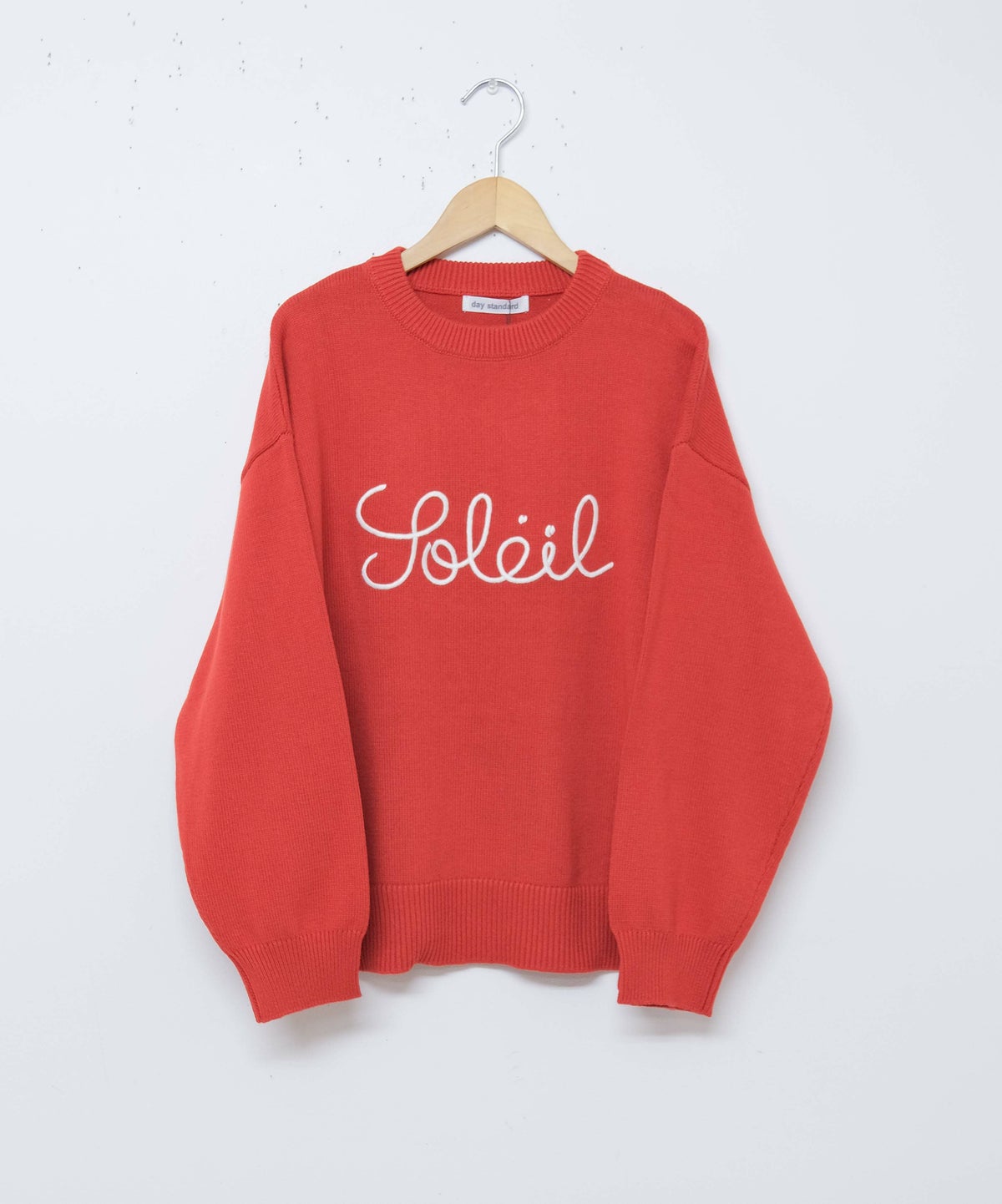 day standard｜刺繍ロゴニット [[853006]][D]