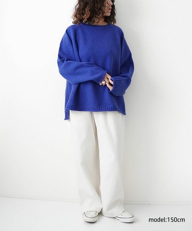 day standard｜ボートネックラグランニット [[10-01-57547]][D]