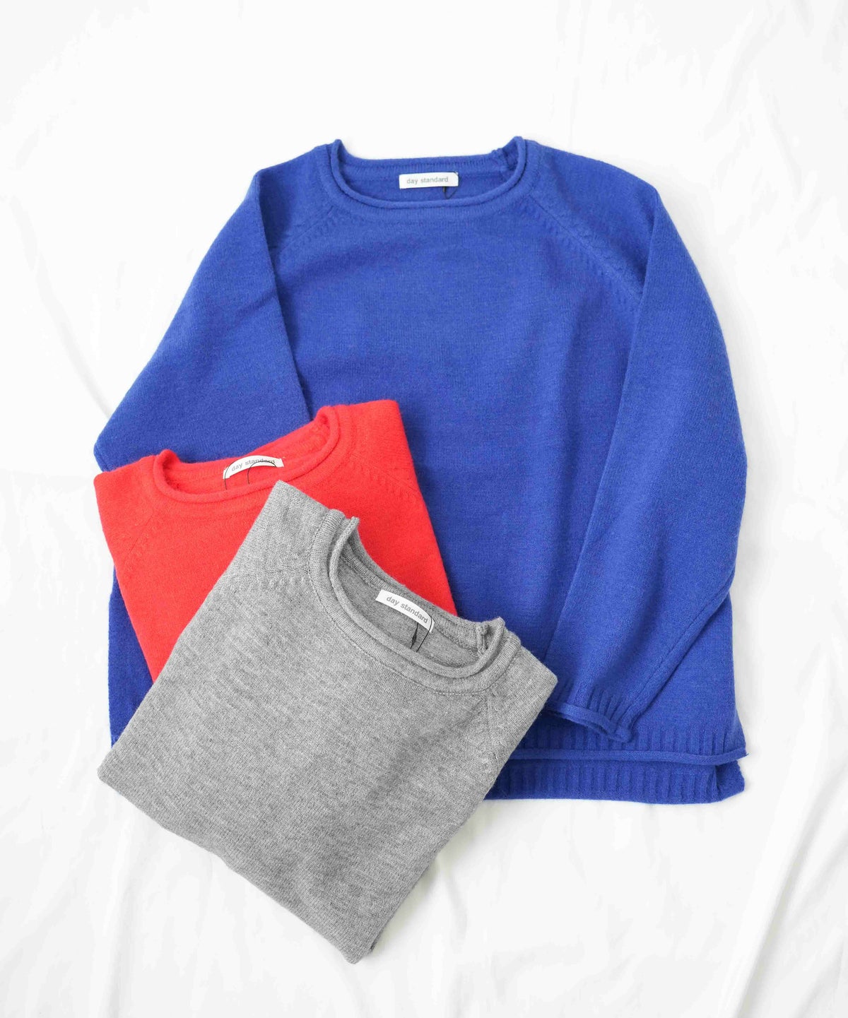 day standard｜ボートネックラグランニット [[10-01-57547]][D]