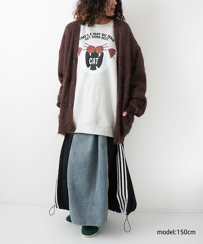 day standard｜シャギーニット　Vネックカーディガン [[251910]][D]