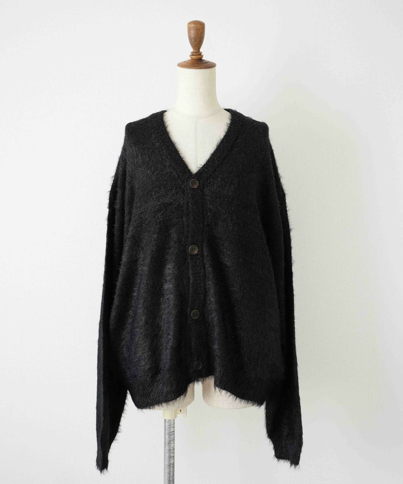 day standard｜シャギーニット　Vネックカーディガン [[251910]][D]