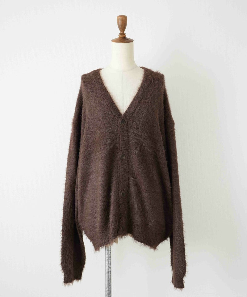 day standard｜シャギーニット　Vネックカーディガン [[251910]][D]