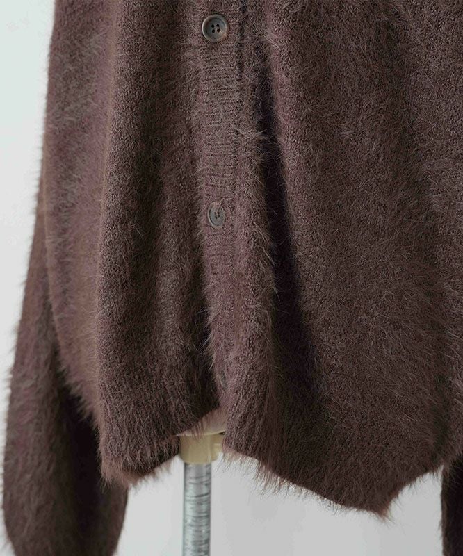 day standard｜シャギーニット　Vネックカーディガン [[251910]][D]