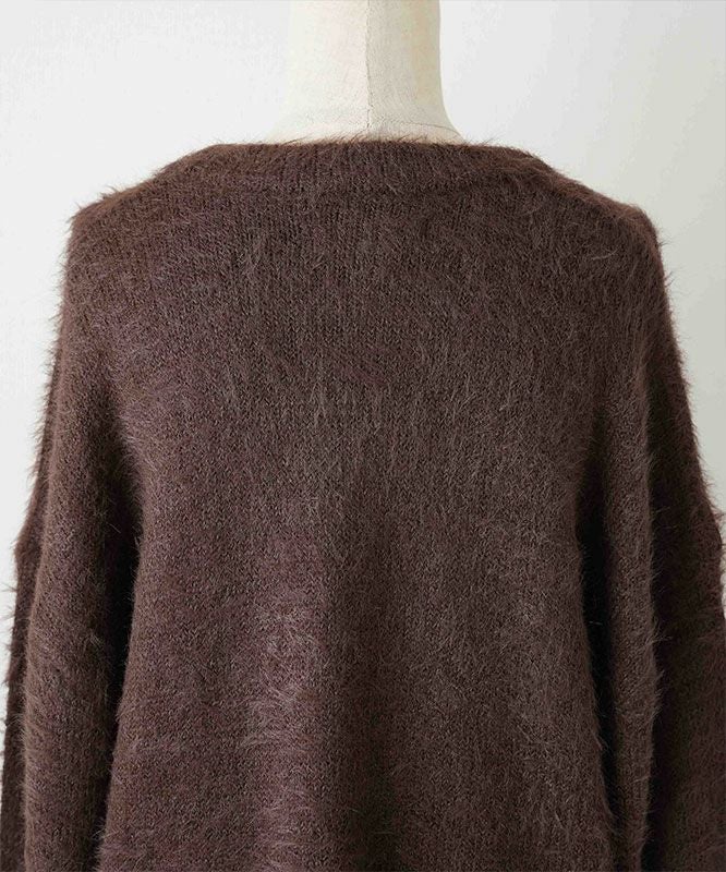 day standard｜シャギーニット　Vネックカーディガン [[251910]][D]