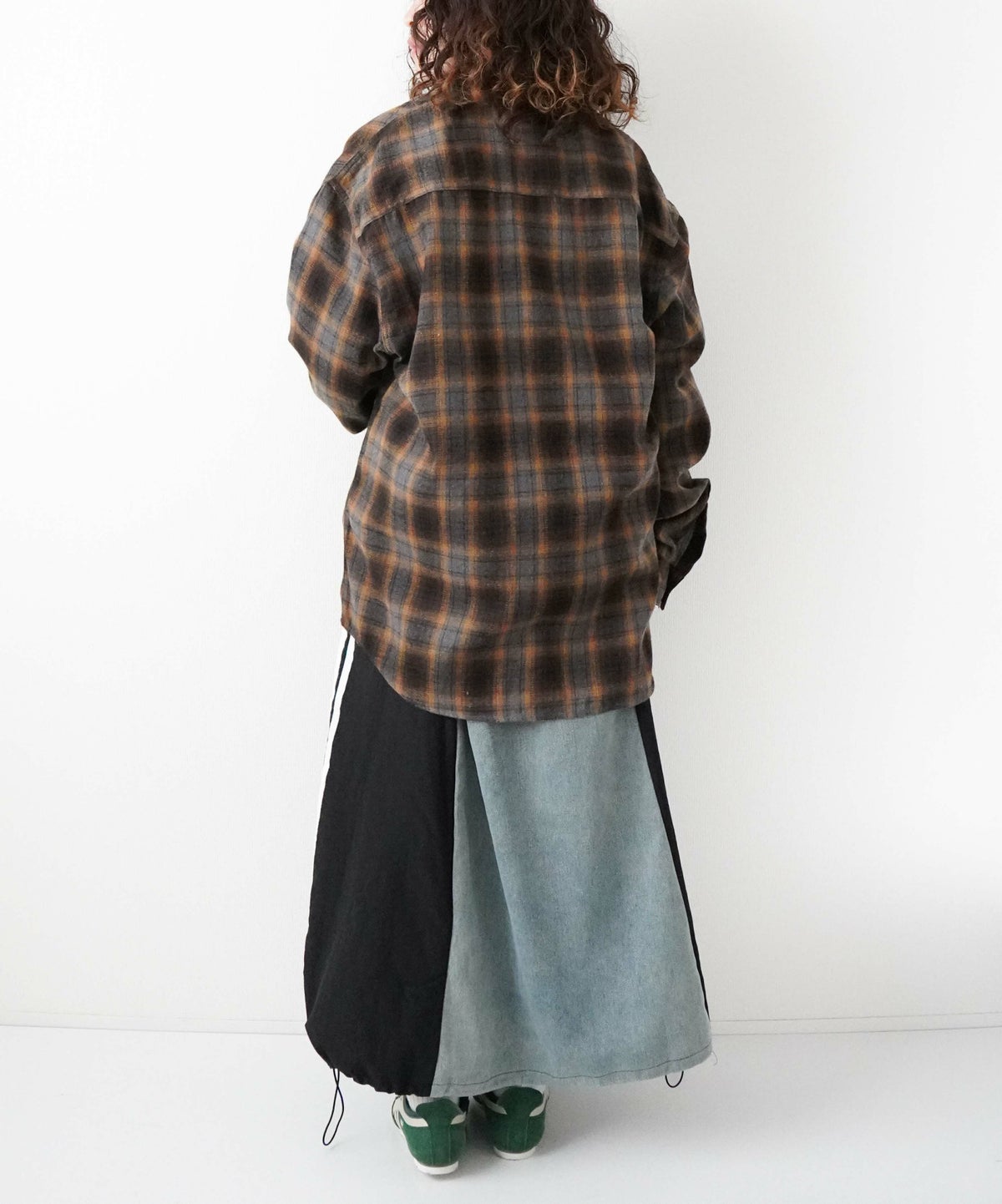 day standard｜ネルチェック　レギュラーカラーシャツ [[251920]][D]