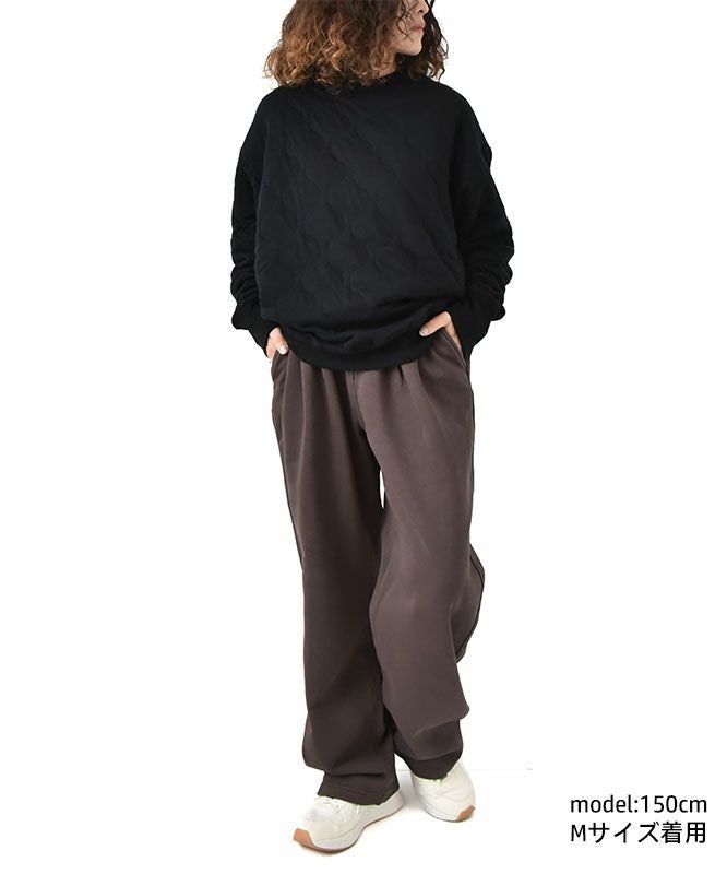 Audience｜ピグメント　ヘビー裏起毛(14オンス)2タックイージーワイドパンツ [[AUD3657]][D]