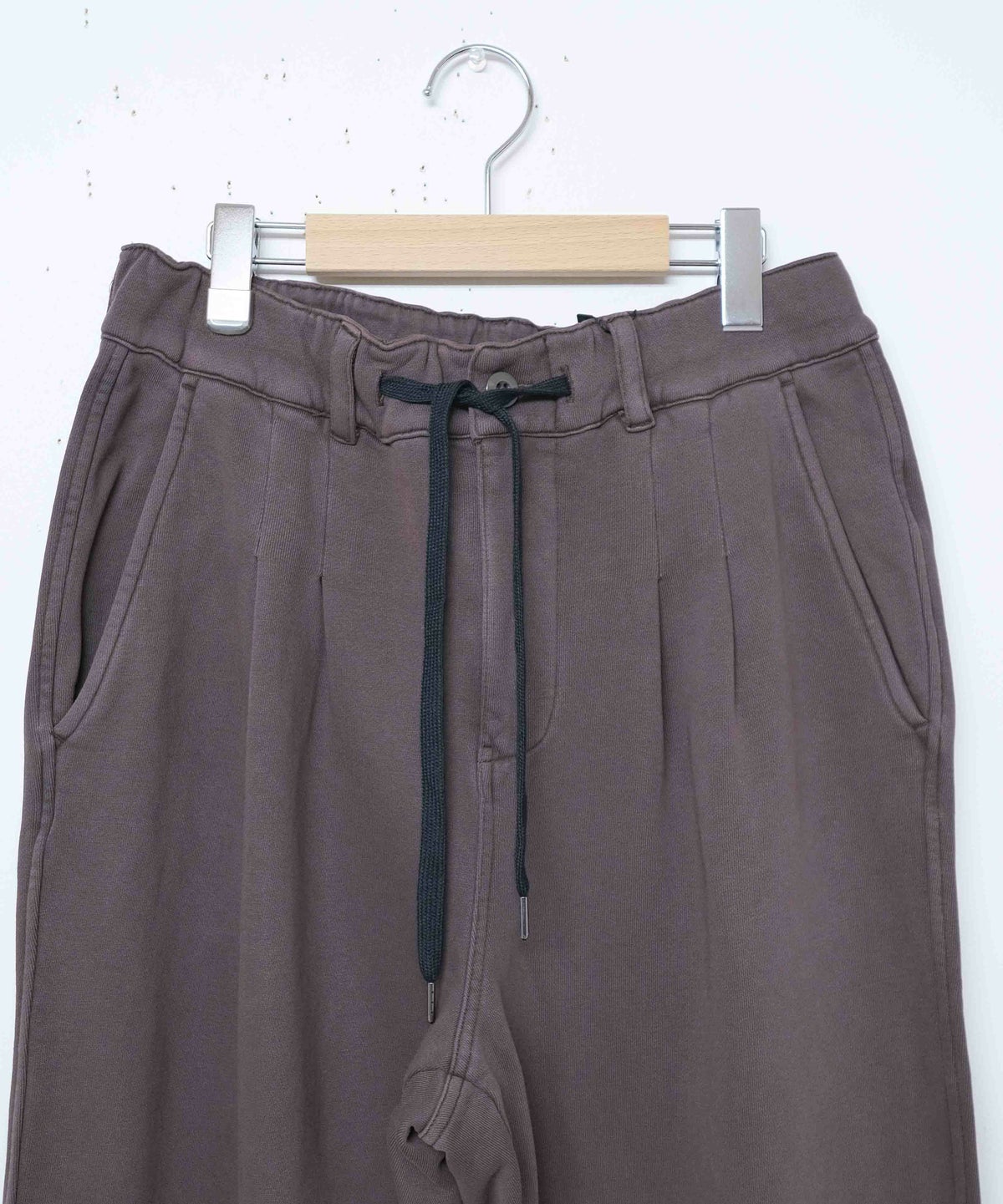 Audience｜ピグメント　ヘビー裏起毛(14オンス)2タックイージーワイドパンツ [[AUD3657]][D]