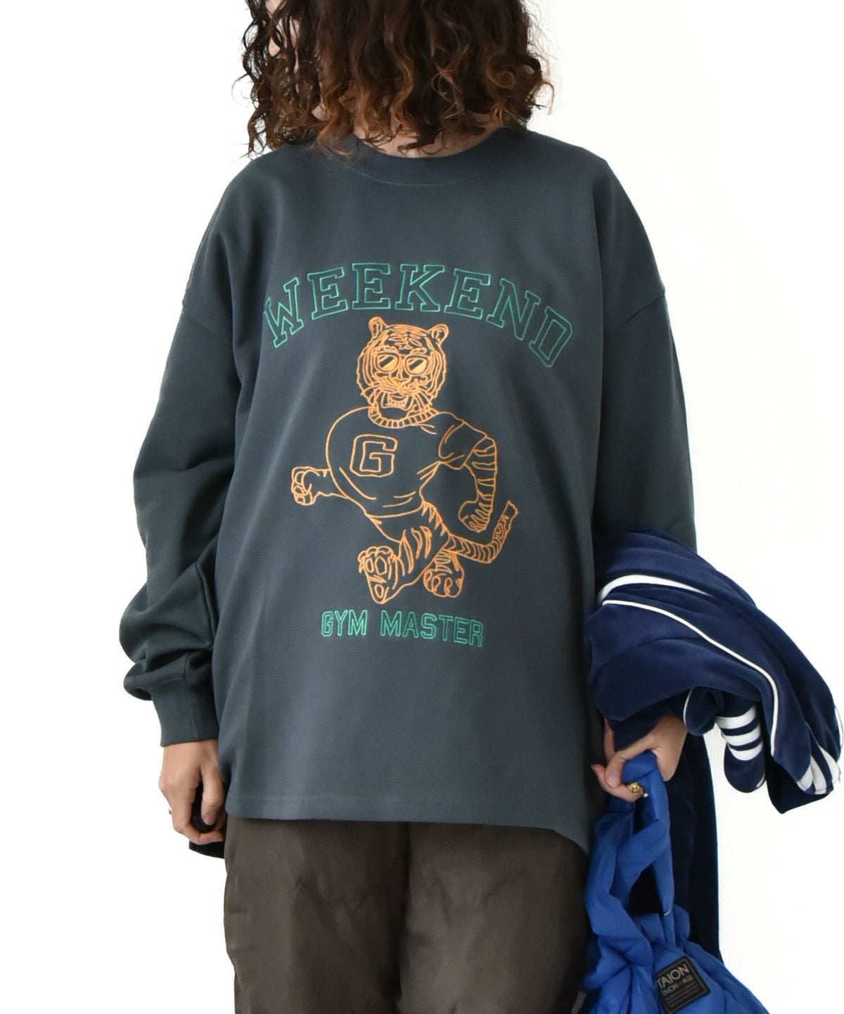 ジムマスター｜10.3oz WEEKEND 刺繍スウェットビッグTee [[G621782]][D]