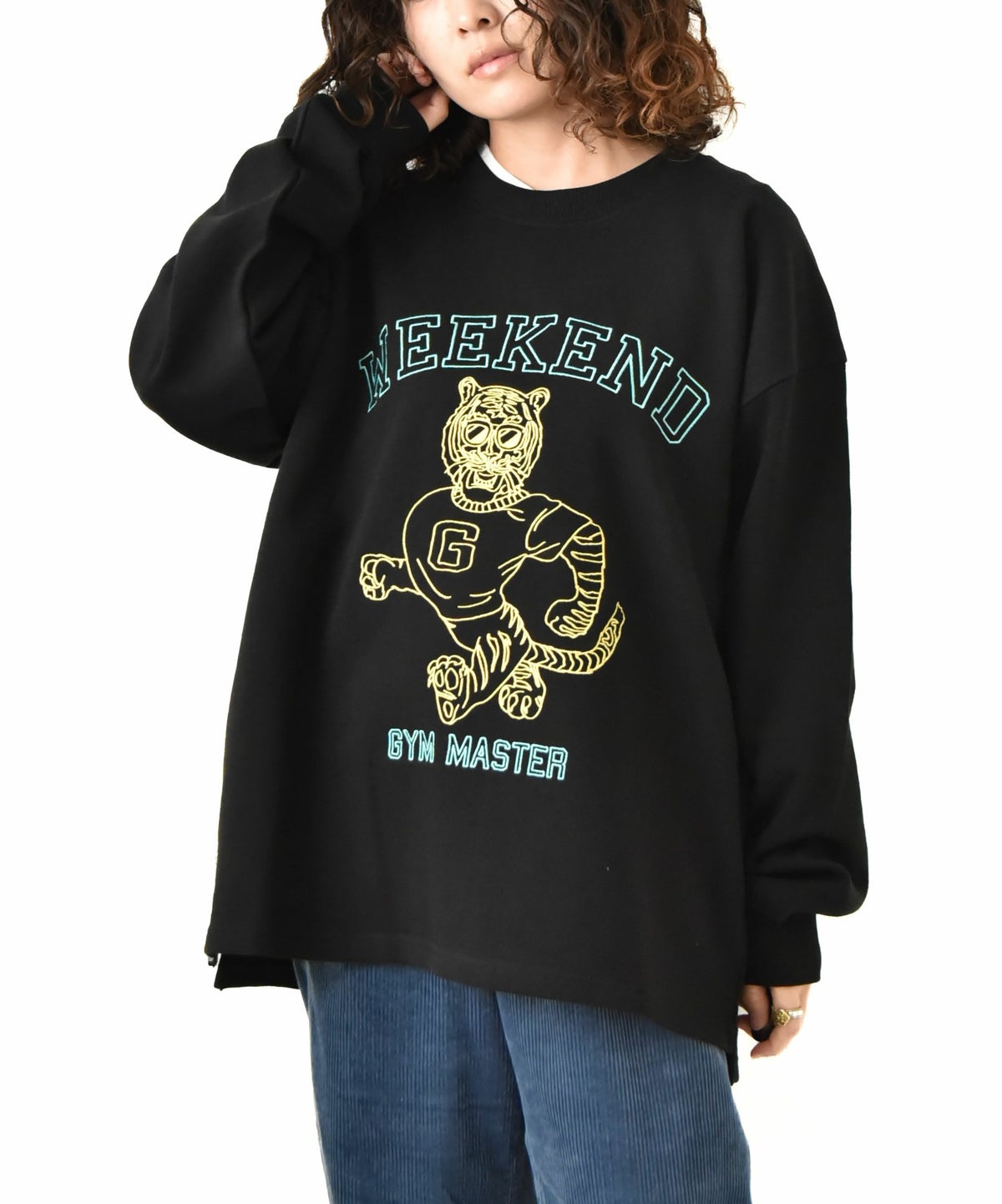 ジムマスター｜10.3oz WEEKEND 刺繍スウェットビッグTee [[G621782]][D]