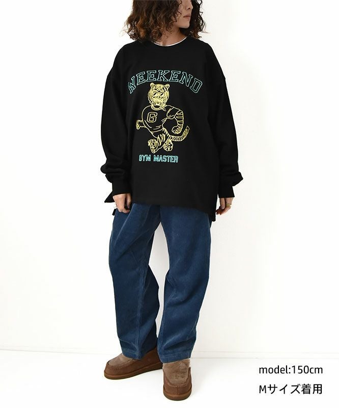 ジムマスター｜10.3oz WEEKEND 刺繍スウェットビッグTee [[G621782]][D]