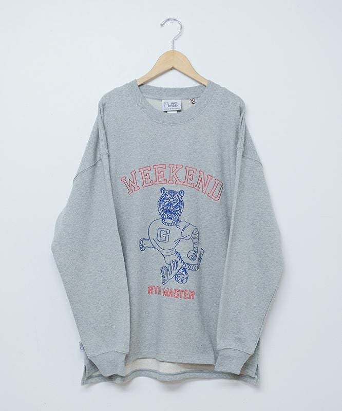 ジムマスター｜10.3oz WEEKEND 刺繍スウェットビッグTee [[G621782]][D]
