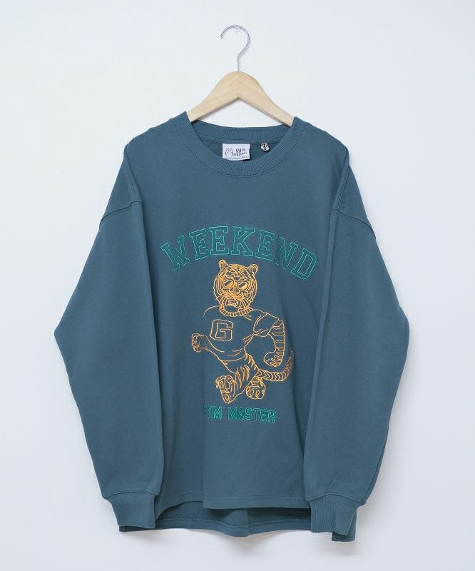 ジムマスター｜10.3oz WEEKEND 刺繍スウェットビッグTee [[G621782]][D]