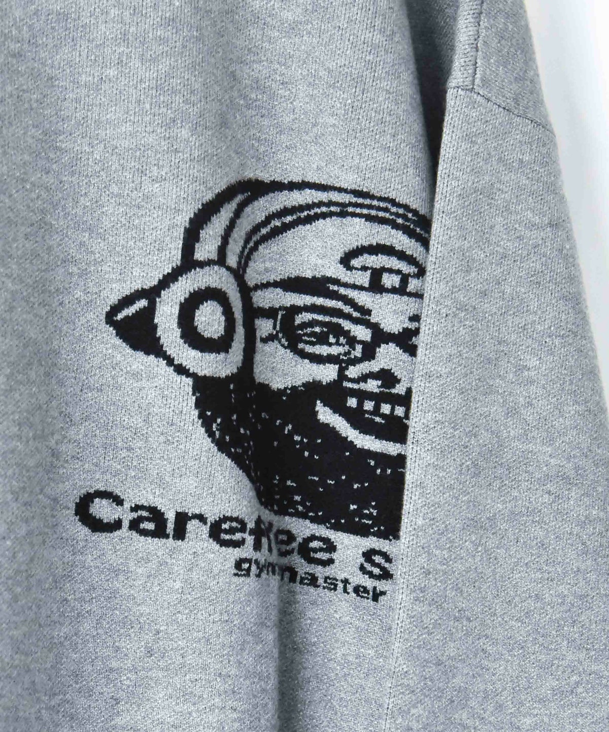 ジムマスター｜ジャガードニット　carefree smile クルーネック [[G621792]][D]