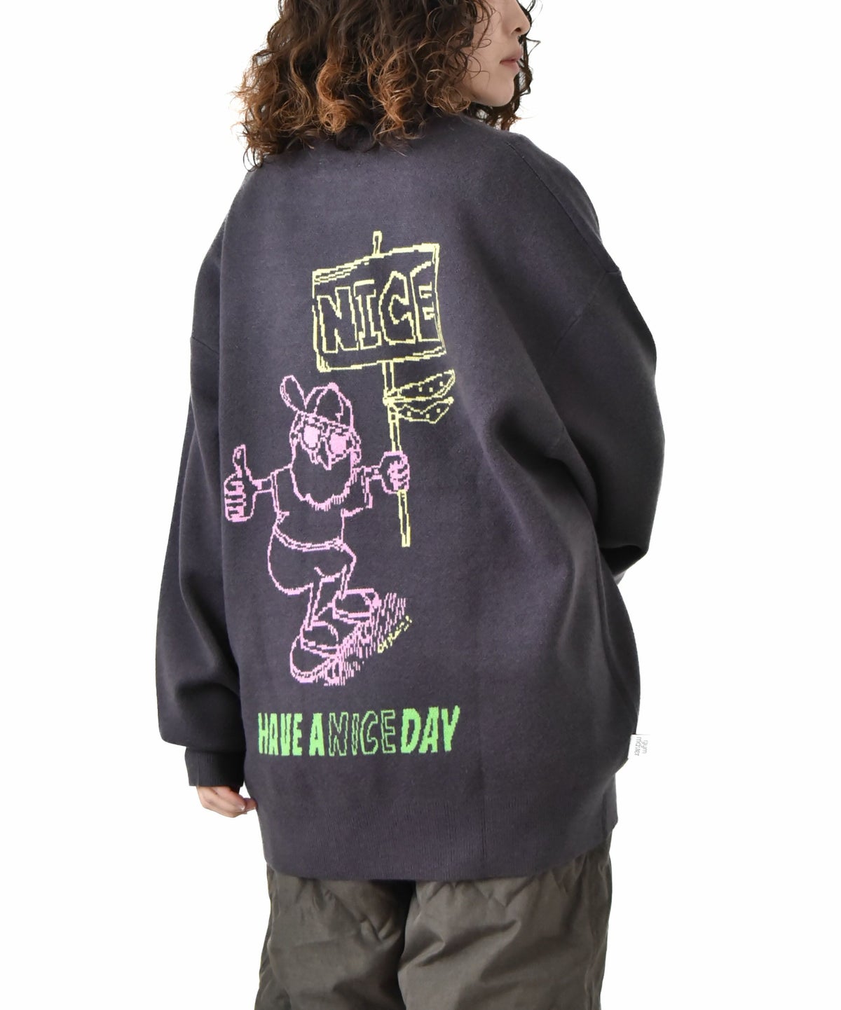 ジムマスター｜ジャガードニット　NICE クルーネック [[G621795]][D]